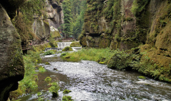 Soutěsky Kamenice - Edmundova a Divoká soutěska