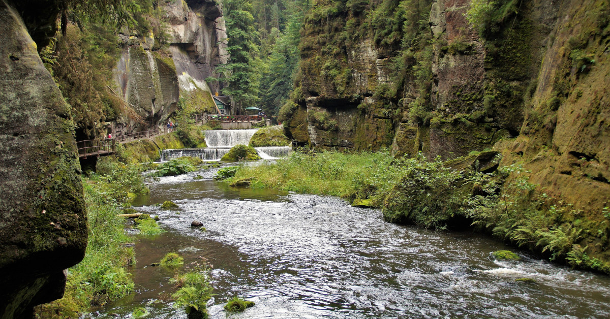 Soutěsky Kamenice - Edmundova a Divoká soutěska